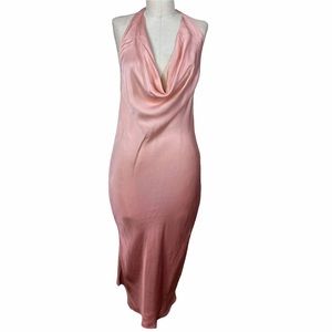 YFB Rebel halter slip dress. Pink ombré